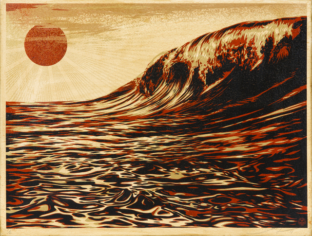 Shepard Fairey, ‘Dark Wave/Rising Sun’, 2011, Julien's Auctions