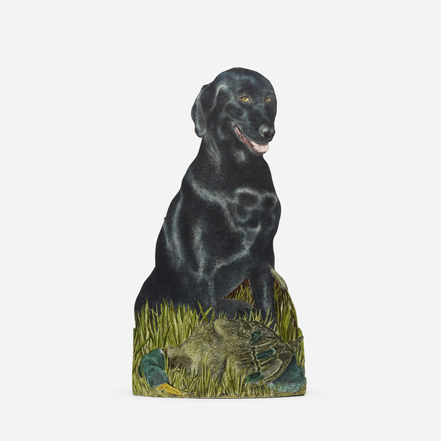Piero Fornasetti, ‘Labrador umbrella stand’, c. 1970, Design/Decorative Art, Hand-painted and lithographic transfer-printed steel, Rago/Wright