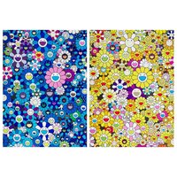 Takashi Murakami - An Homage to IKB 1957 B; and An Homage to Monogold 1960 B