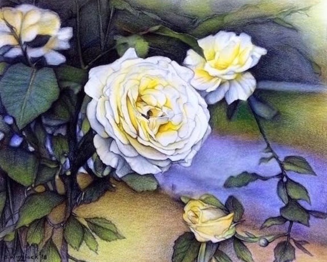 Darrell Windjack, ‘Alberta Roses in bloom ’, 2018, Lotus Art Gallery