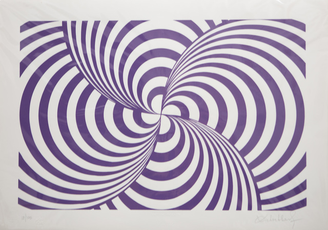 Victor Debach, ‘Purple Composition’, 1970, Print, Serigraph, Friends Seminary Benefit Auction