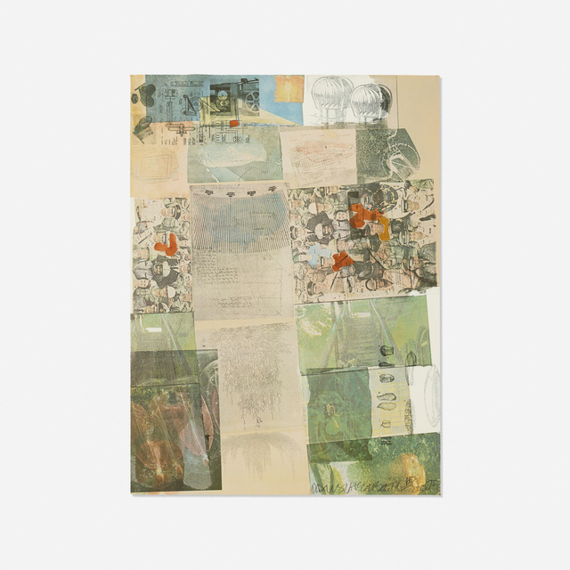 Robert Rauschenberg, ‘Deposit (from the portfolio America: The Third Century)’, 1975, Rago/Wright
