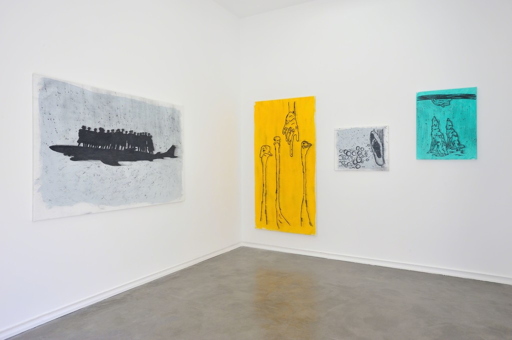 Exhibition view at Galerie Mitterrand, 2015. Copyright Gloria Friedmann, Courtesy Galerie Mitterrand, Photo Rebecca Fanuele. Exhibition view at Galerie Mitterrand, 2015. Copyright Gloria Friedmann, Courtesy Galerie Mitterrand, Photo Rebecca Fanuele.