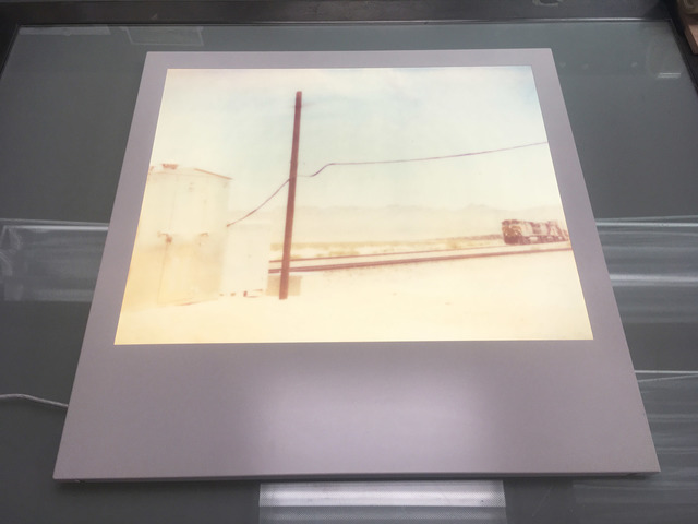 Stefanie Schneider, ‘Approaching Train (Wastelands) - Lightbox’, 2003, Photography, Slight in Lightbox, based on an expired Polaroid, Instantdreams