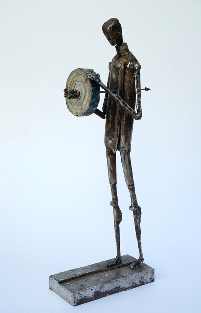 Pedro Luis Cuellar, ‘Disparo certero / Accurate shooting’, 2019, Sculpture, Welding and metal, ArteMorfosis - Cuban Art Platform