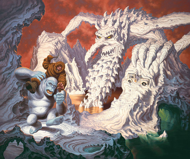 Todd Schorr, ‘The Last Polar Expedition of Commander Peary’, 2012, Print, Limited edition giclée on canvas, edition of 15, KP Projects