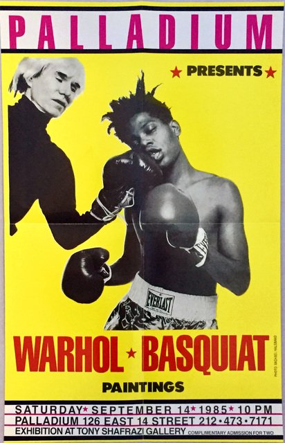 Andy Warhol, ‘Warhol, Basquiat Boxing Poster (Tony Shafrazi, The Palladium 1985)’, 1985, Lot 180