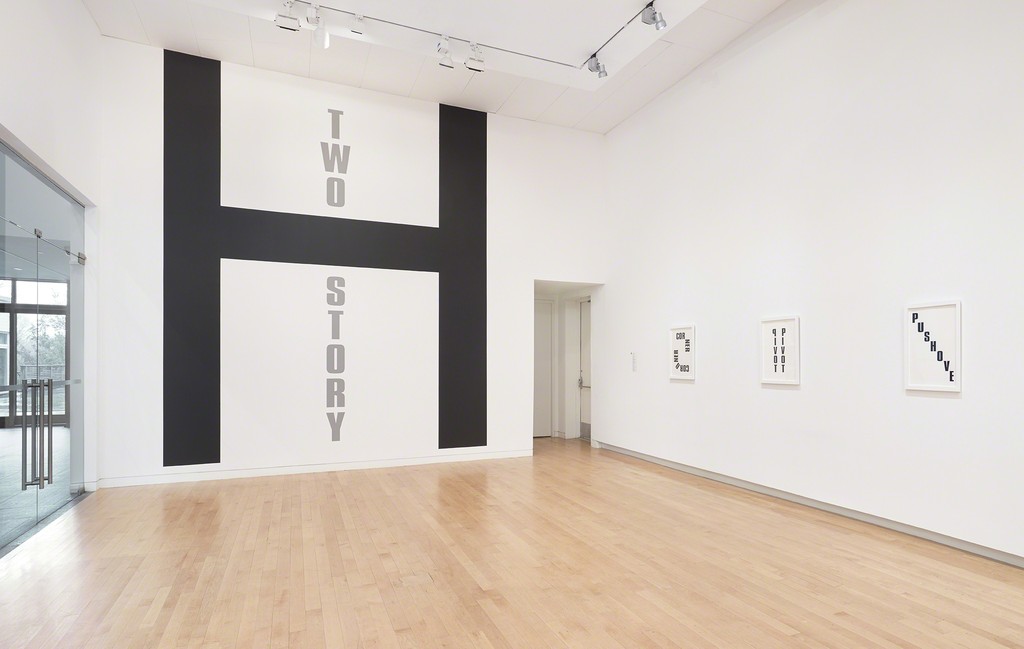 Kay Rosen: H Is for House, installation view, The Aldrich Contemporary Art Museum, Ridgefield, CT. Photo: Tom Powel Imaging. Kay Rosen: H Is for House, installation view, The Aldrich Contemporary Art Museum, Ridgefield, CT. Photo: Tom Powel Imaging.
