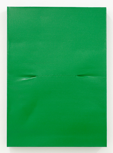 Angela de la Cruz, ‘Scar Green’, 2016, Galerie Krinzinger