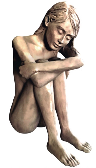 Kari Lena Flåten, ‘Hug yourself’, 2019, Sculpture, Bronze, GALLERI RAMFJORD