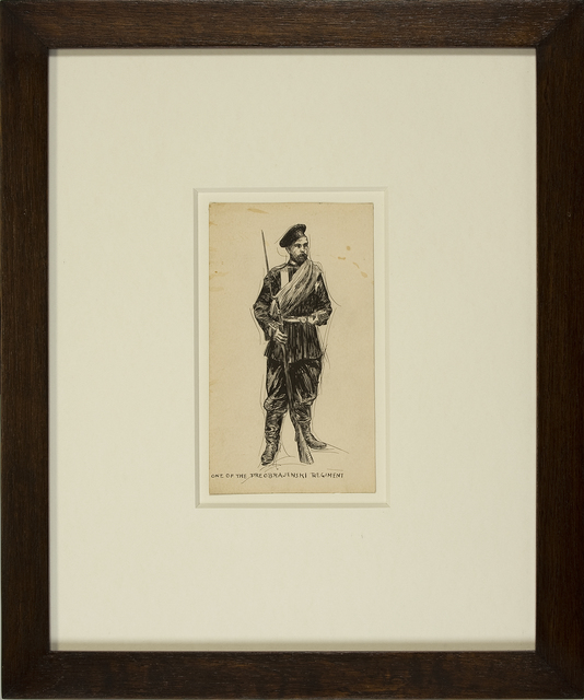 Edward Hopper, ‘One of the Preobrajenski Regiment’, ca. 1899, Thurston Royce Gallery of Fine Art, LTD.