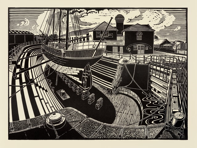 James Dodds, ‘T Nielsen Shipyard, Gloucester Docks’, Dowling Walsh