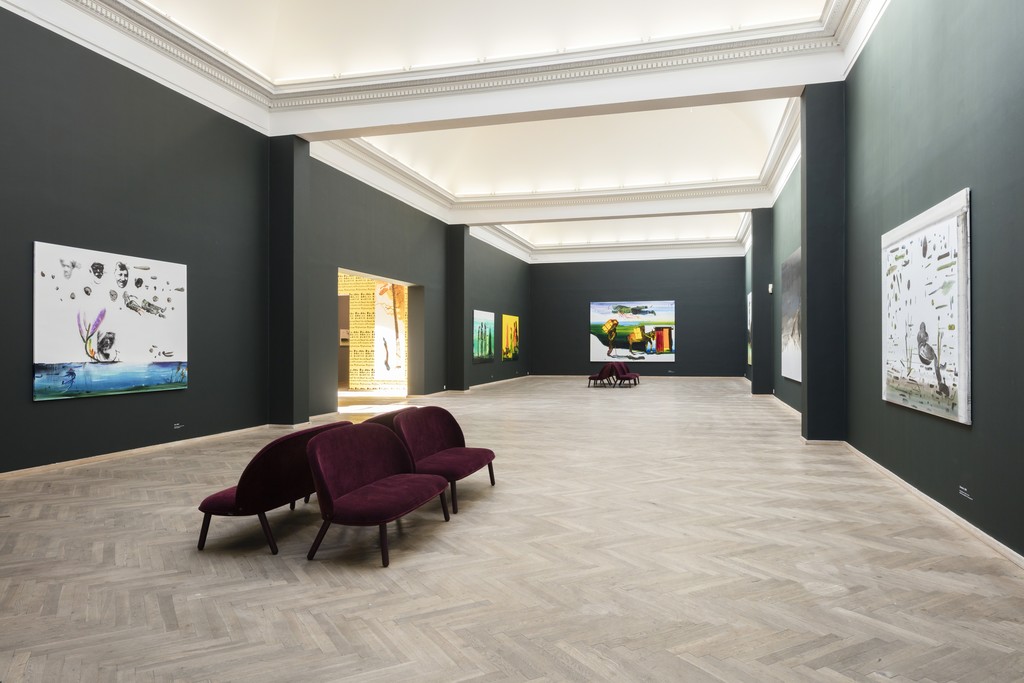 John Kørner, 'Altid mange problemer', 2017. Installation view, Kunsthal Charlottenborg, 2017. Photo by Anders Sune Berg. John Kørner, 'Altid mange problemer', 2017. Installation view, Kunsthal Charlottenborg, 2017. Photo by Anders Sune Berg.
