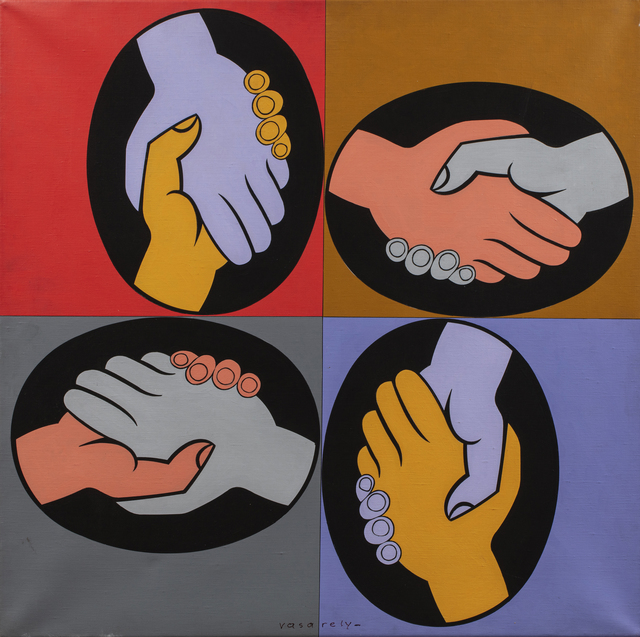 Victor Vasarely, ‘Fay Koez’, 1970, Painting, Acrylic on canvas, Millon