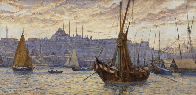 Tristram James Ellis, ‘The Golden Horn’, 1880-1890, Pera Museum