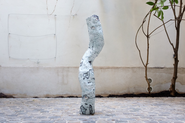 Apollinaria Broche, ‘Bouleau’, 2016, Sculpture, Glazed ceramic, Antonine Catzéflis