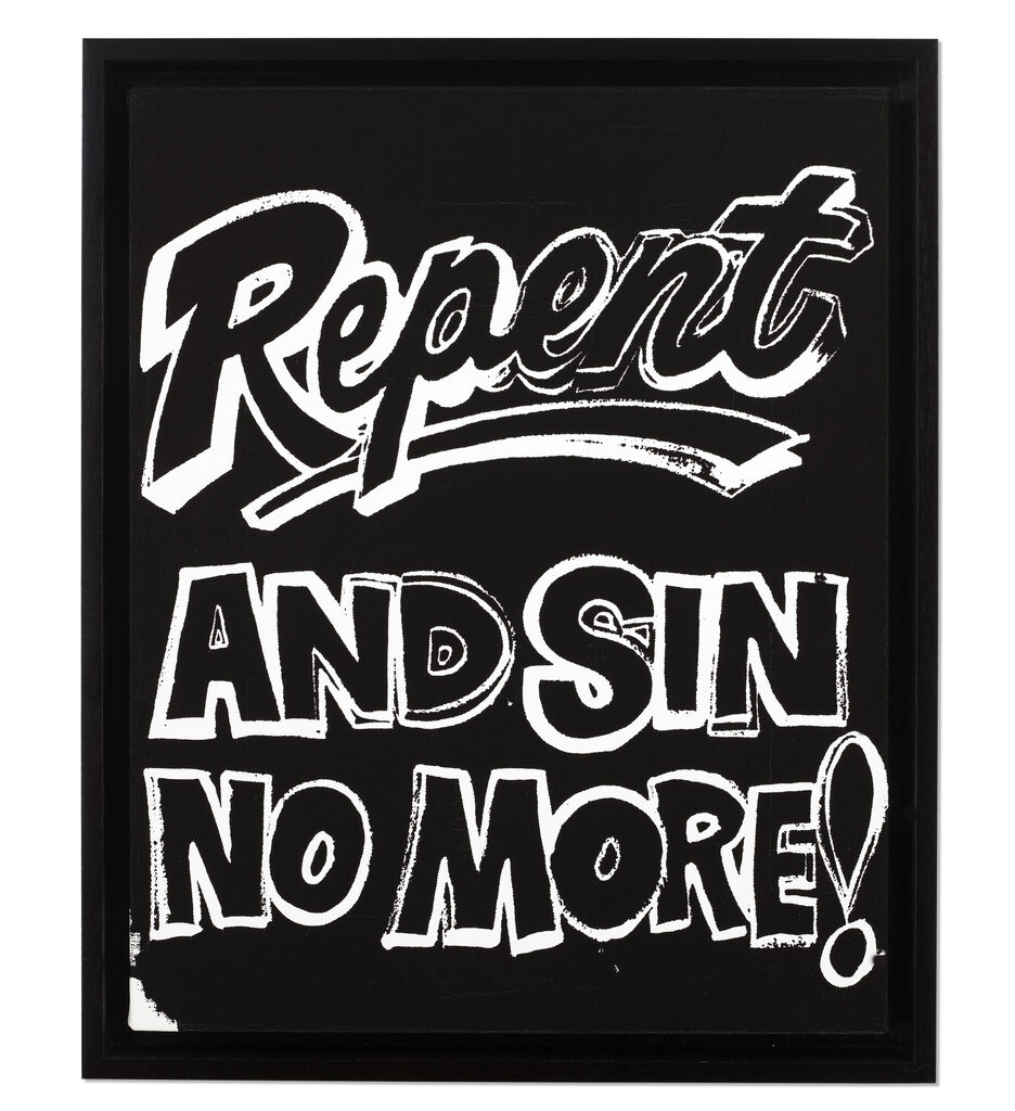 Andy Warhol - Repent and Sin No More! (Negative)