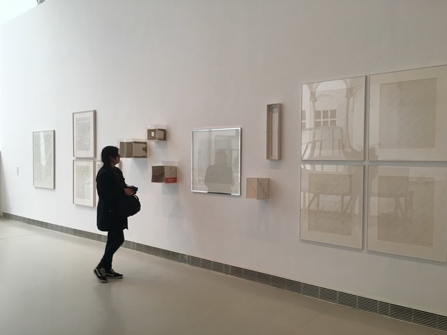 Esther Ferrer, exhibition view at Museo Reina Sofía, Palacio de Velázquez (solo show), 2017-18 Esther Ferrer, exhibition view at Museo Reina Sofía, Palacio de Velázquez (solo show), 2017-18