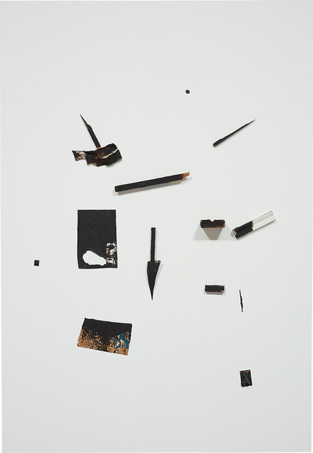 Richard Aldrich, ‘Untitled’, 2011-2012, Mixed Media, Painted rubber, wood, cardboard and cloth on linen, Phillips