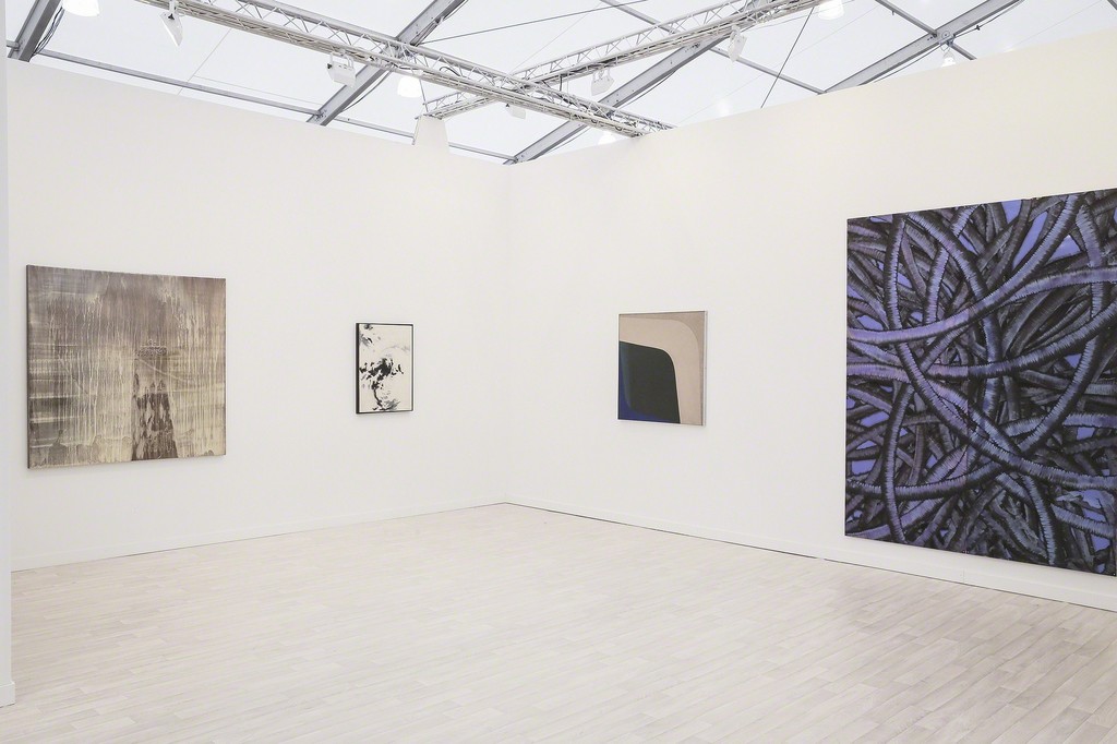 Installation view of Tina Kim Gallery at Frieze New York 2016. Image copyright Charles Roussel and Ocula Installation view of Tina Kim Gallery at Frieze New York 2016. Image copyright Charles Roussel and Ocula