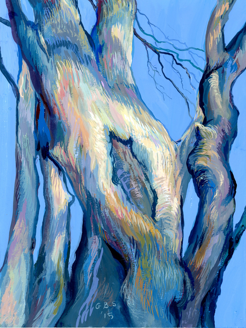 Gillian Bradshaw-Smith, ‘Finding Daphne #36 (Open)’, 2015, Painting, Gouache on paper, Ro2 Art