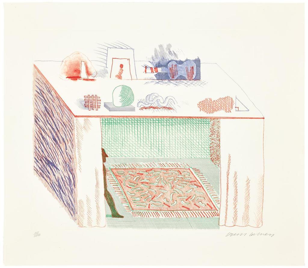 David Hockney - IN A CHIAROSCURO (S. A. C. 207; MCA TOKYO 186)
