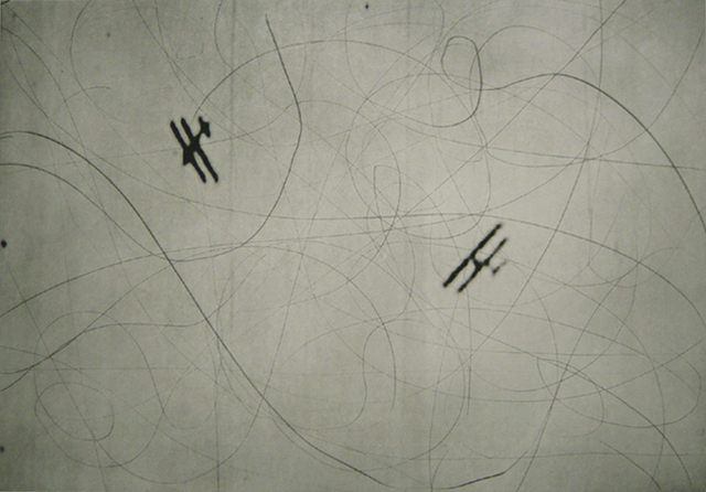 William Kentridge, ‘Planes from Zeno II’, 2002-2003, Print, Photogravure, drypoint, Gallery Neptune & Brown