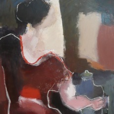 Sarah Picon, ‘La Femme à la Robe Marron Chez l'Antiquaire’, 2009, Susan Eley Fine Art