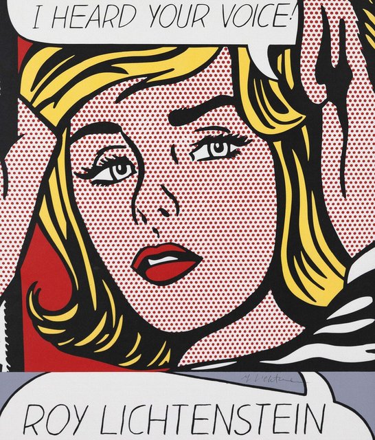 Roy Lichtenstein, ‘Vicki’, 1968, Posters, Offset print in color on paper, Caviar20