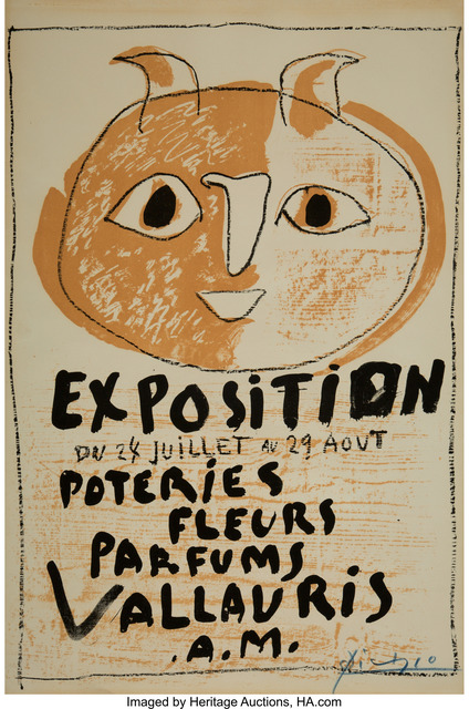 Pablo Picasso, ‘Exposition Poteries Fleurs Parfums Vallauris A.M.’, c. 1948, Heritage Auctions