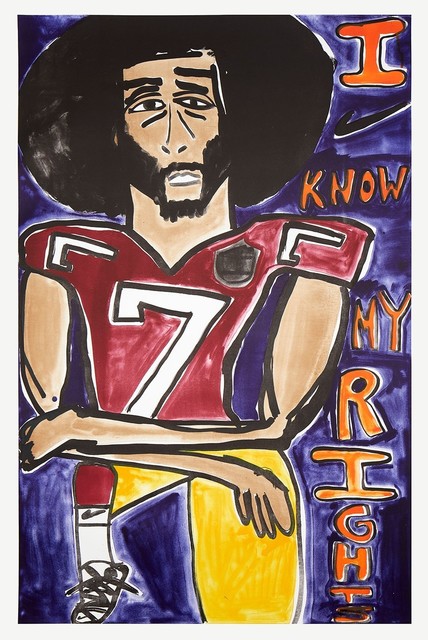 Katherine Bernhardt, ‘I Know My Rights’, 2019, Print, Lithograph on paper, Hang-Up Gallery