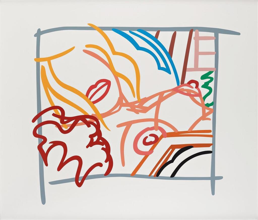 Tom Wesselman - "Bedroom blonde doodle with photo"