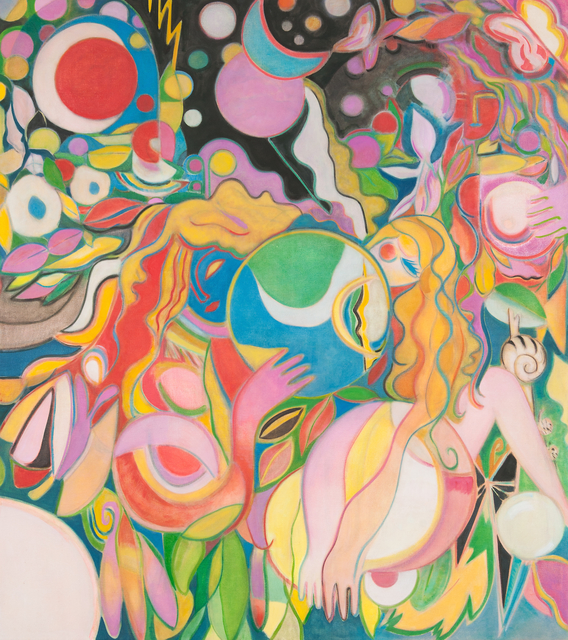 Laurie Nye, ‘The Infinity Girls’, 2016, Painting, Oil on Canvas, The Dot Project