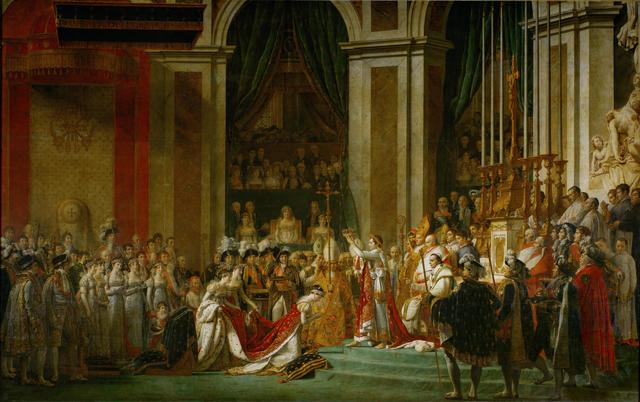 Jacques-Louis David, ‘The Consecration of the Emperor Napoleon and the Coronation of Empress Joséphine on December 2, 1804’, 1806-07, Painting, Oil on canvas, Musée du Louvre