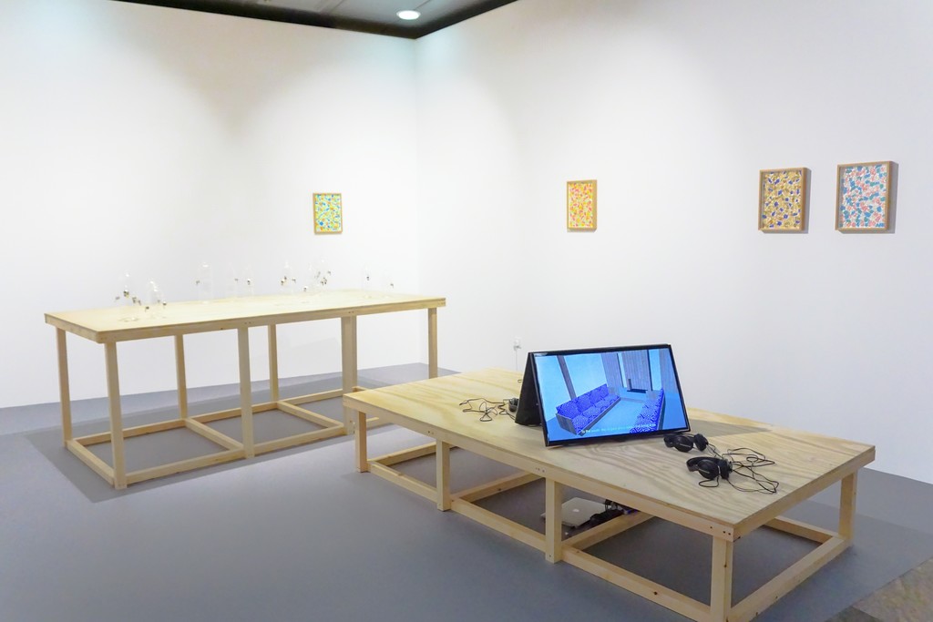 Richard Healy, The Pines, Installation view, ArtInternational Istanbul, 2015. Courtesy of the artist and Tenderpixel. Richard Healy, The Pines, Installation view, ArtInternational Istanbul, 2015. Courtesy of the artist and Tenderpixel.