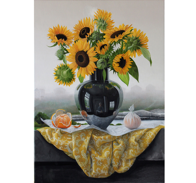 James Aponovich, ‘Appledore Sunflowers’, 2014, Clark Gallery