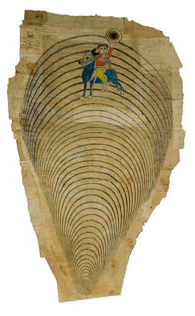 Martín Ramírez, ‘Untitled (Vertical Pattern and Caballero)’, 1952, Ricco/Maresca Gallery