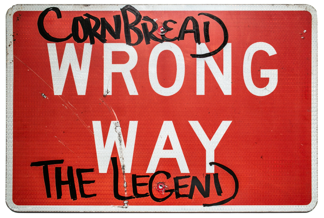 Cornbread, ‘Cornbread The Legend’, 2019, Painting, Acrylic on metal sign, Paradigm Gallery + Studio