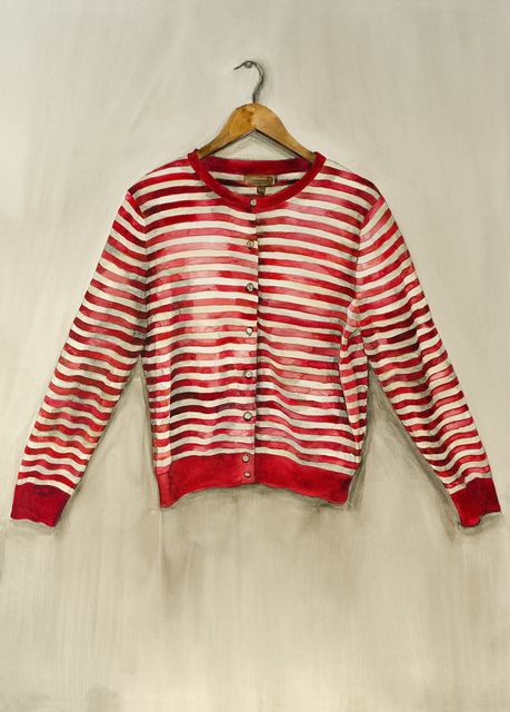 Oksana Reznik, ‘Red Stripes ’, ca. 2019, Painting, Watercolor, bG Gallery