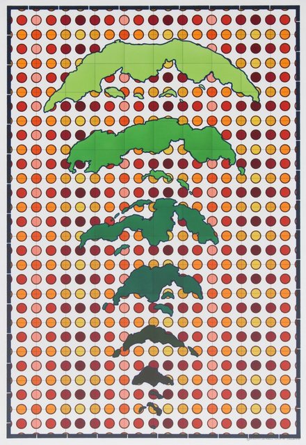 Lordy Rodriguez, ‘Untitled 785 (Dots and Mushrooms)’, 2012, Drawing, Collage or other Work on Paper, Ink on paper, Hosfelt Gallery