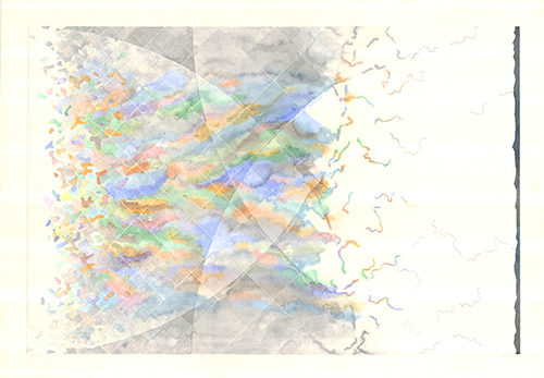 Todd Stone, ‘Relay B’, 1984, Drawing, Collage or other Work on Paper, Watercolor, Sylvan Cole Gallery
