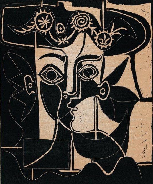 Pablo Picasso, ‘Grande Tête de Femme au Chapeau Orné’, 1962, Contessa Gallery