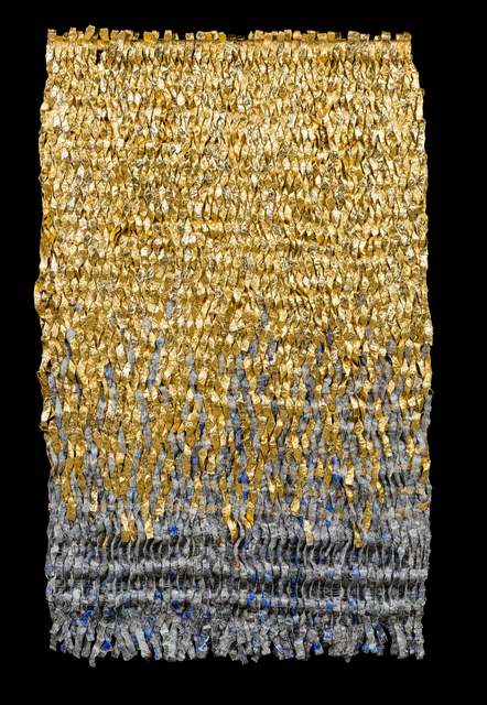 Olga de Amaral, ‘Viento 2’, 2014, Mixed Media, Linen, gesso, acrylic, gold leaf, Bellas Artes Gallery