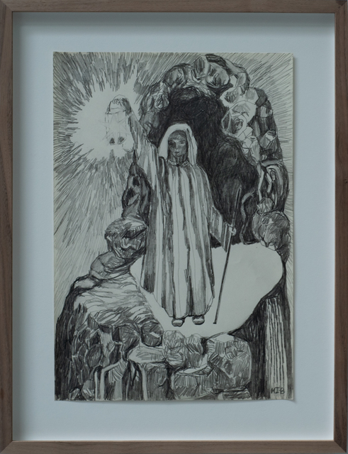 Meta Isaeus-Berlin, ‘Eskapism, 2020’, 2020, Painting, Pencil drawing, CFHILL