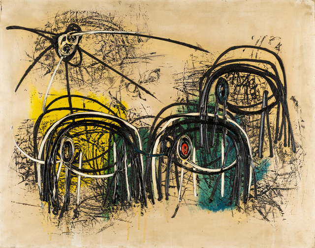 Roberto Crippa, ‘Migrazione’, 1954, Painting, Oil on canvas, Martini Studio d'Arte