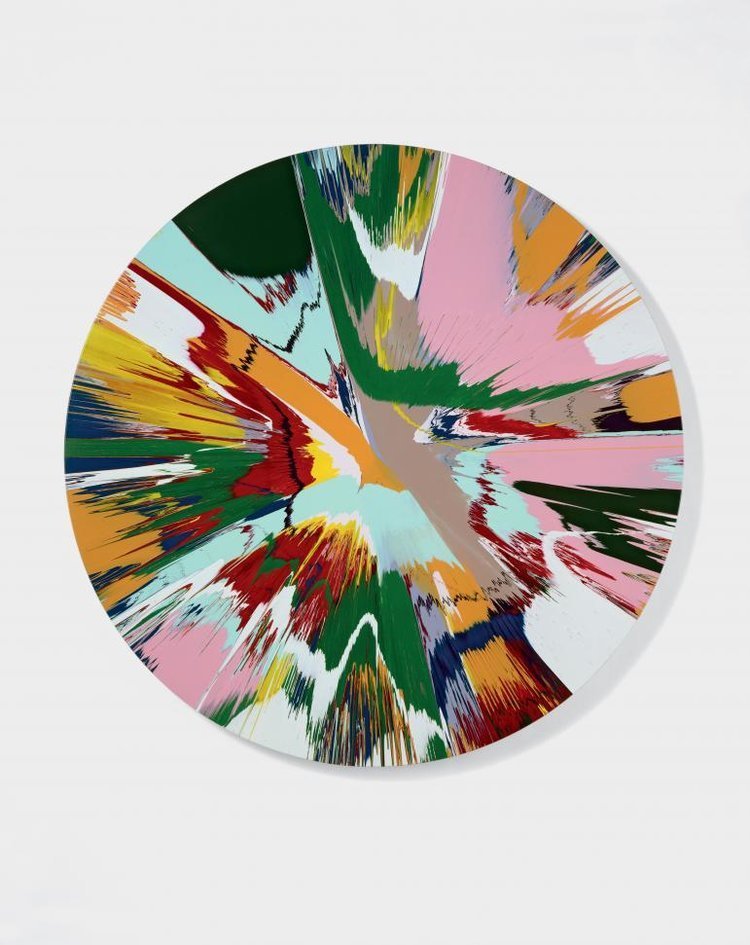 DAMIEN HIRST
"Beautiful Winged Creatures Eternal Joy of Creation, What's Up There? Painting", 2007 DAMIEN HIRST
"Beautiful Winged Creatures Eternal Joy of Creation, What's Up There? Painting", 2007