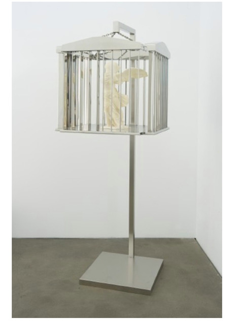 Maria Pergay, ‘La Victoire de Samothrace’, 2008, Sculpture, Stainless Steel, plaster, Galerie Mitterrand