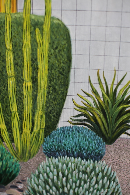 Karen Lynn, ‘'Cactus Garden' Oil on Canvas, Contemporary Painting’, 2021, Painting, Oil on Canvas, Ai Bo Gallery