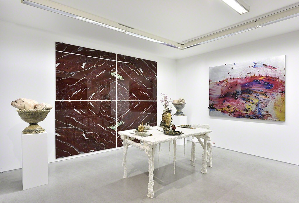 Exhibition view, "Dyonisos & the others", group show curated by Thibault Hazelzet with Benjamin Bruneau, Thibault Hazelzet, Saverio Lucariello, Marlène Mocquet, Vincent Olinet & Romain Vicari. © Photo: Rebecca Fanuele. Exhibition view, "Dyonisos & the others", group show curated by Thibault Hazelzet with Benjamin Bruneau, Thibault Hazelzet, Saverio Lucariello, Marlène Mocquet, Vincent Olinet & Romain Vicari. © Photo: Rebecca Fanuele.