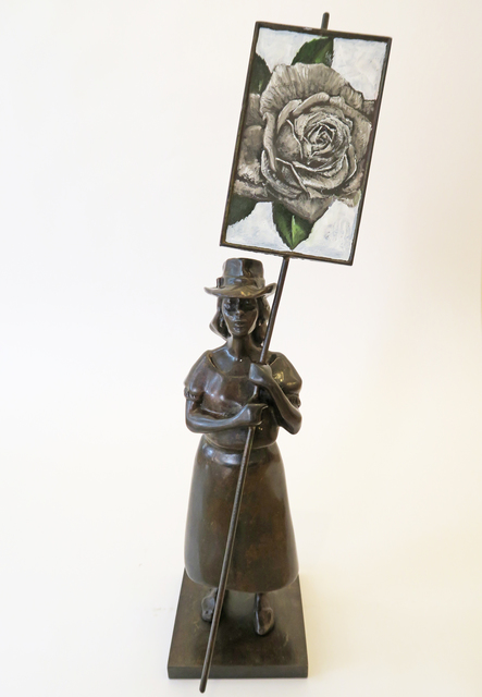 Pedro Ruiz, ‘White Rose’, 2019, Beatriz Esguerra Art
